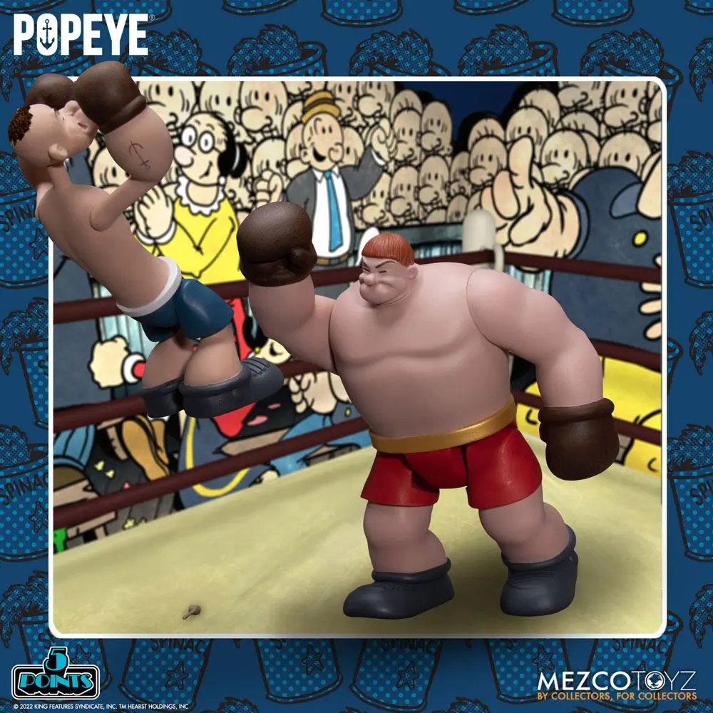 Popeye 5 Points Deluxe figúrka szett Popeye és Oxheart 9 cm termékfotó