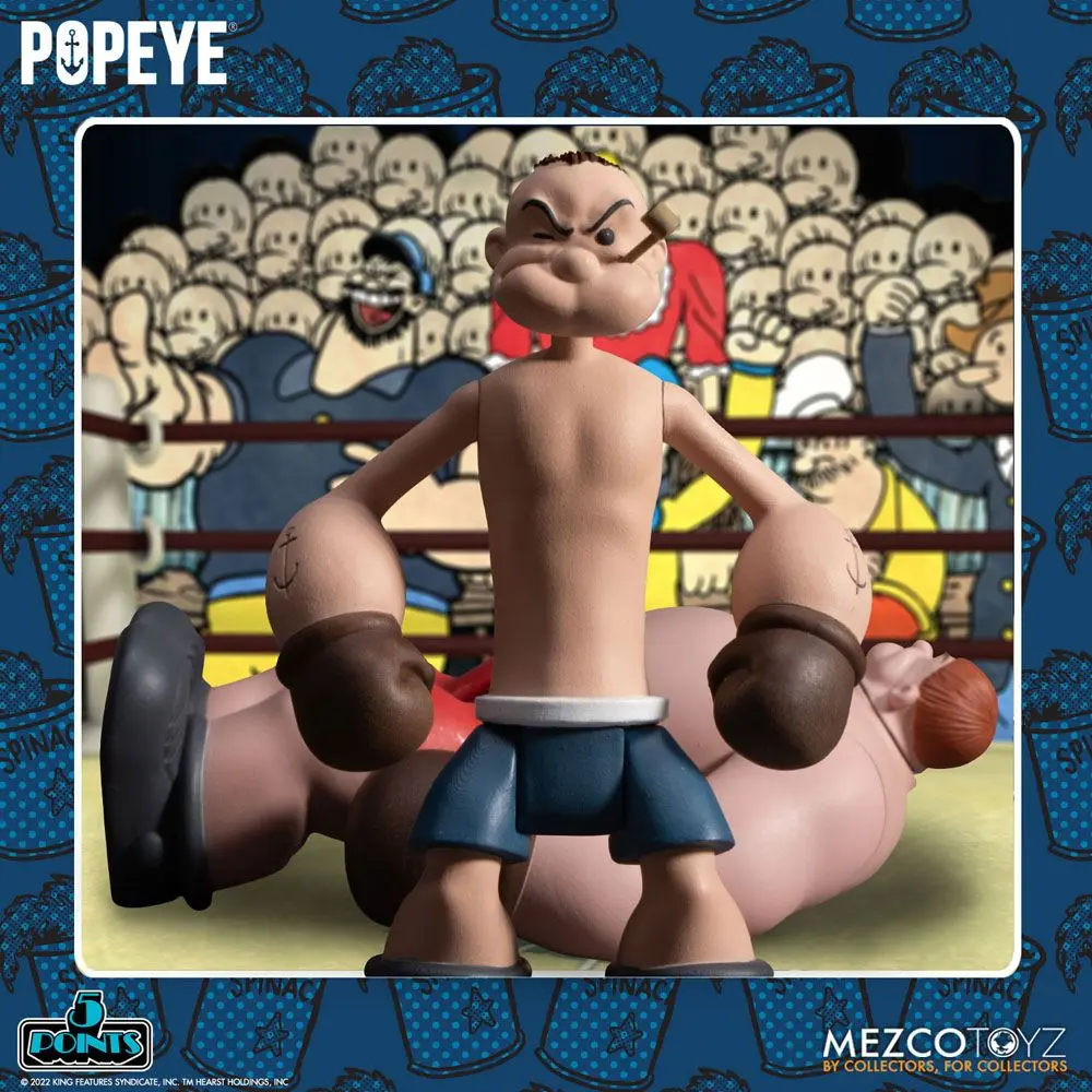 Popeye 5 Points Deluxe figúrka szett Popeye és Oxheart 9 cm termékfotó