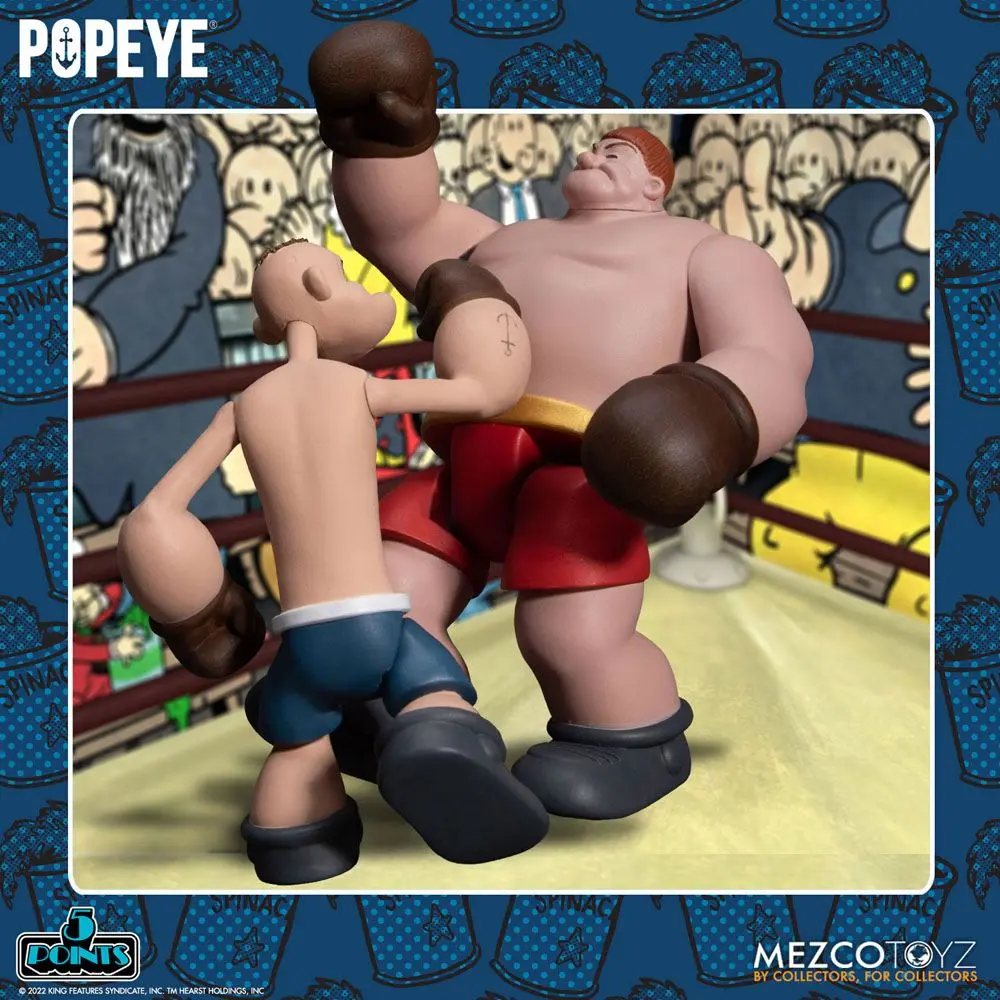 Popeye 5 Points Deluxe figúrka szett Popeye és Oxheart 9 cm termékfotó