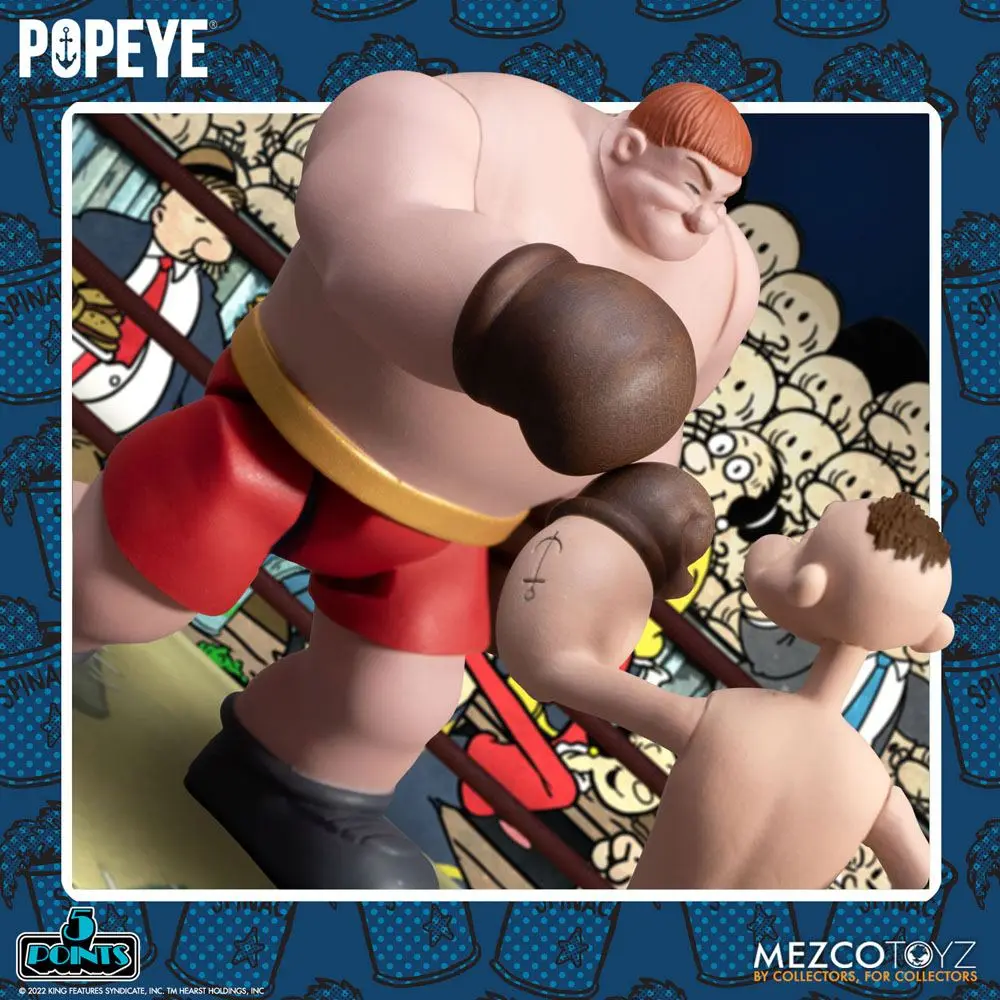 Popeye 5 Points Deluxe figúrka szett Popeye és Oxheart 9 cm termékfotó