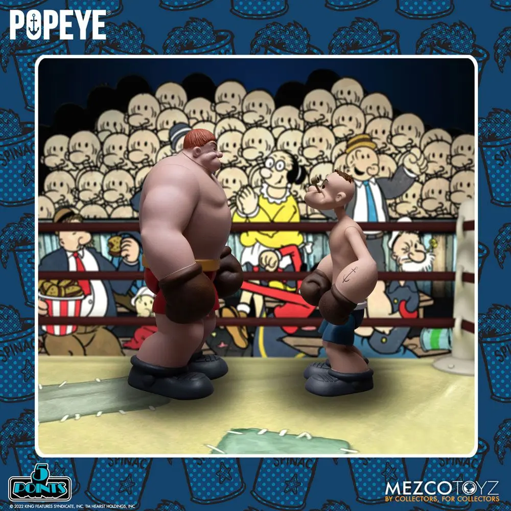 Popeye 5 Points Deluxe figúrka szett Popeye és Oxheart 9 cm termékfotó