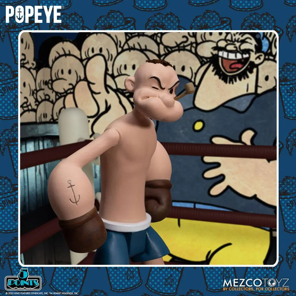 Popeye 5 Points Deluxe figúrka szett Popeye és Oxheart 9 cm termékfotó