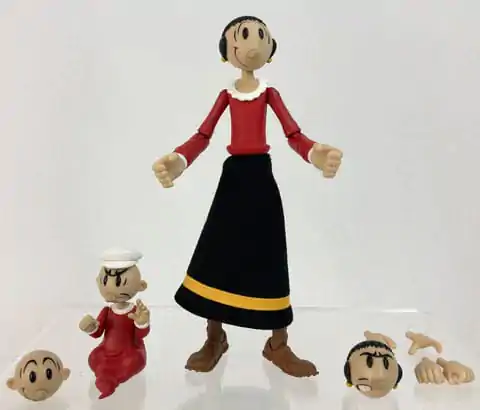 Popeye figúrka Wave 01 Olive Oyl termékfotó