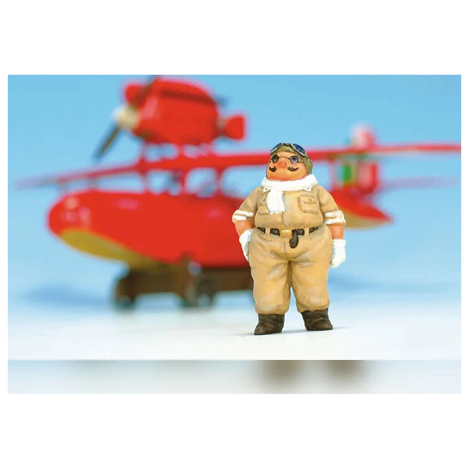 Porco Rosso Savoia S.21 Seaplane model kit + figúrka Porco Rosso produktová fotografia