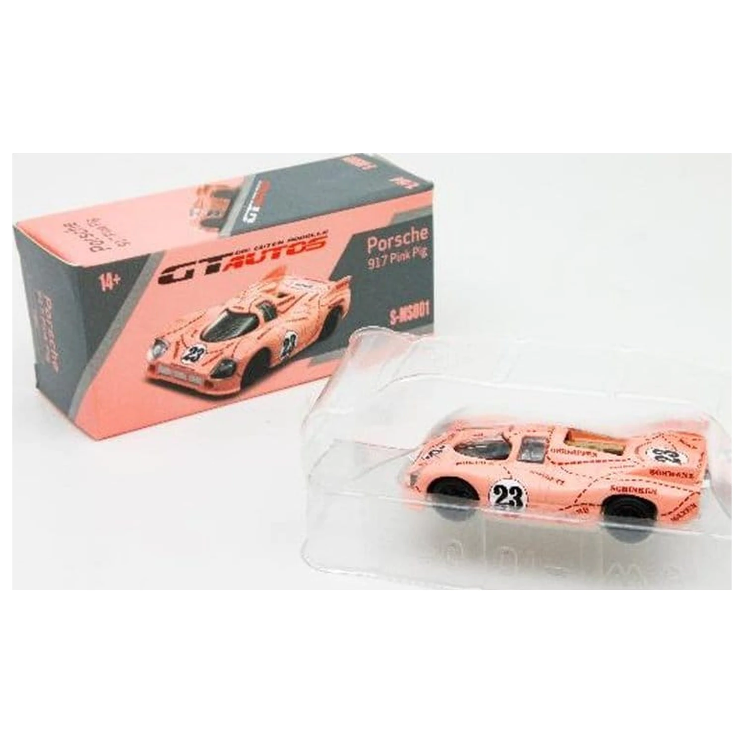 Porsche Diecast model v mierke 1/64 917/20 Pink Pig 7 cm produktová fotografia