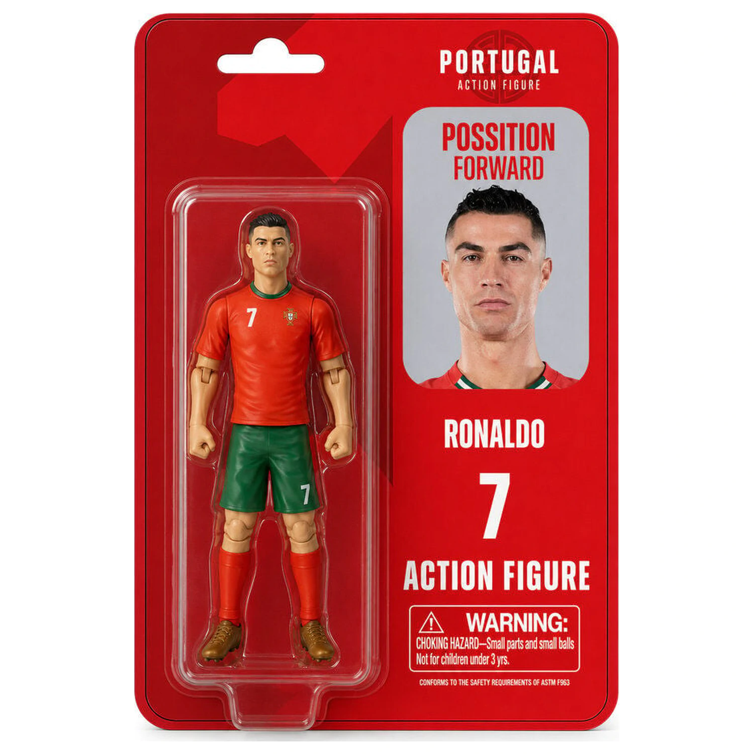 Portugal Cristiano akčná figúrka 10cm produktová fotografia