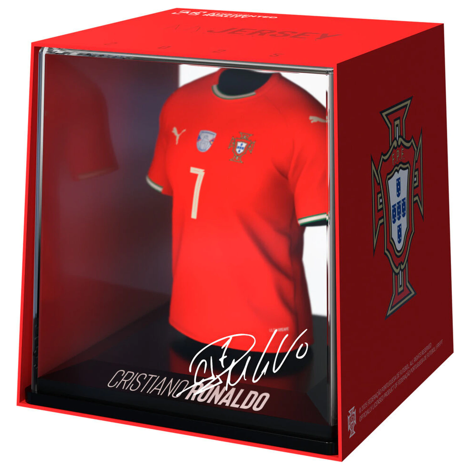 Portugal Cristiano Ronaldo mini figúrka s tričkom produktová fotografia