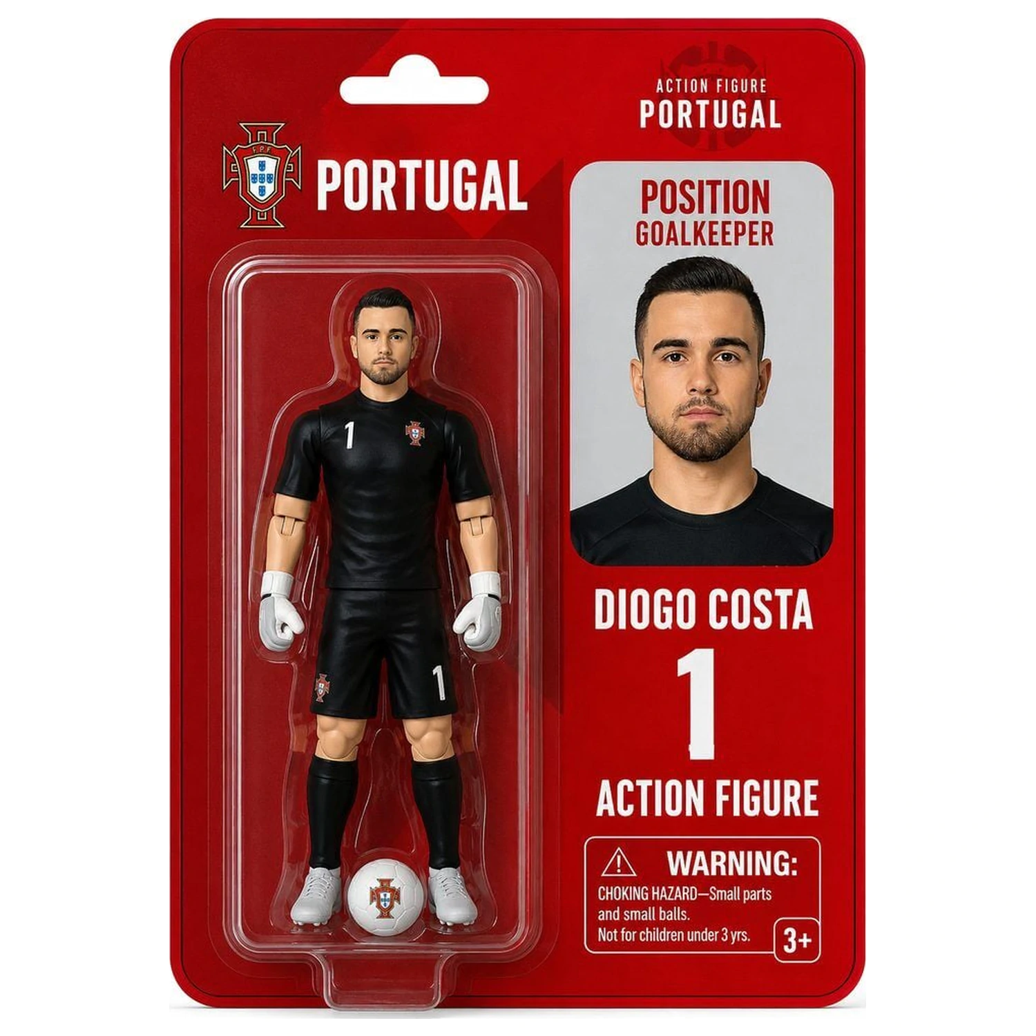 Portugal Diogo Costa akčná figúrka 10 cm produktová fotografia