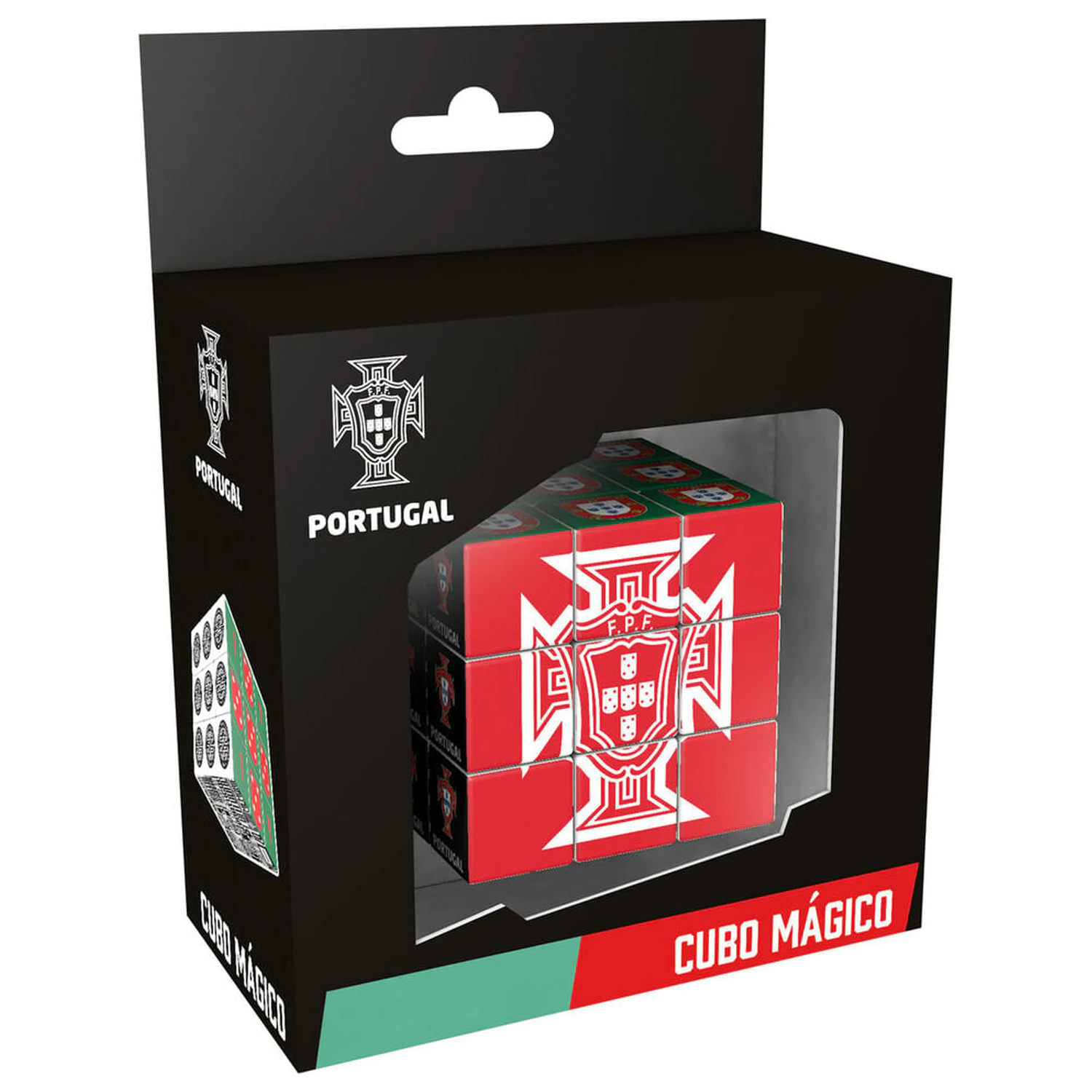 Portugal FPF sada hlavolamových kociek 6 cm produktová fotografia
