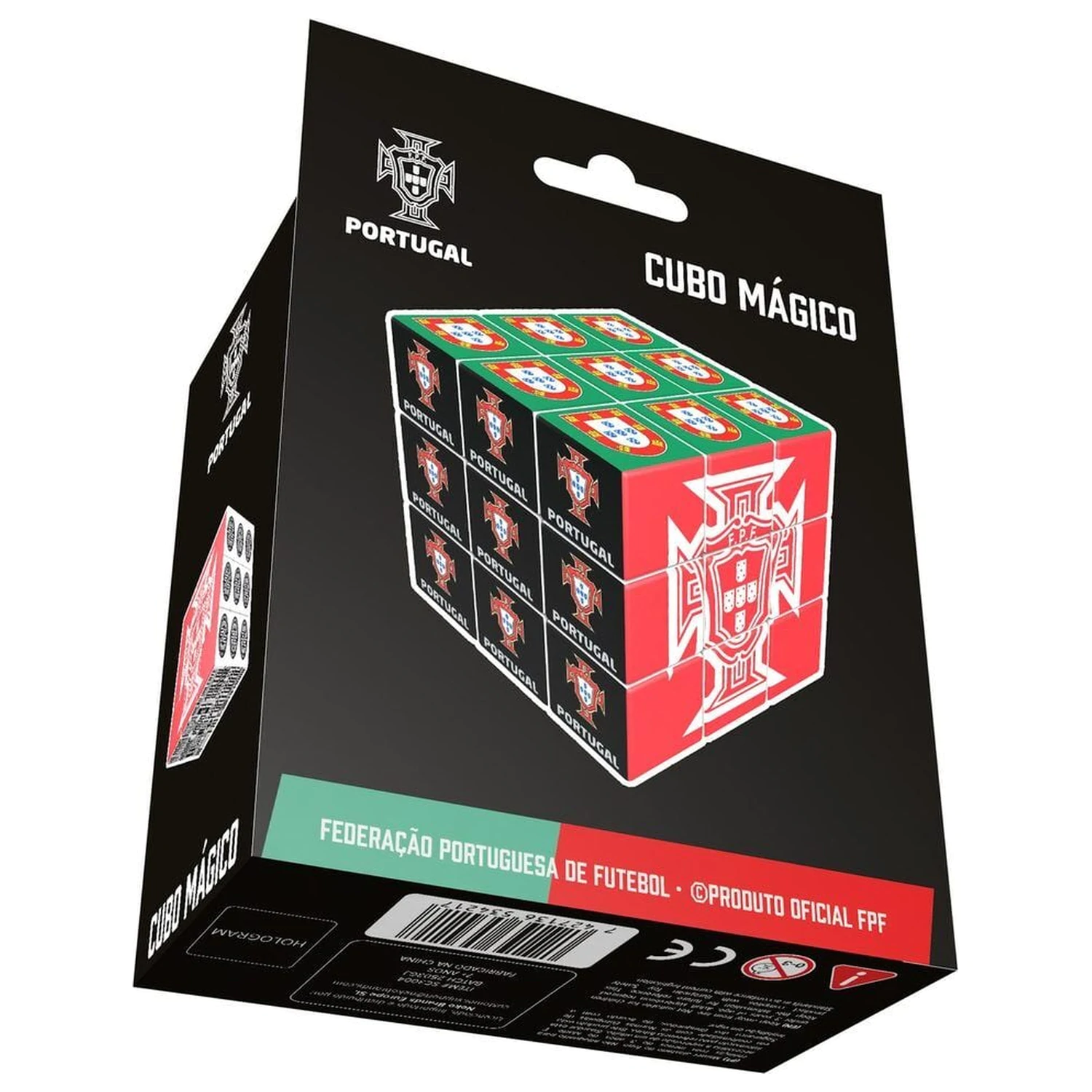 Portugal FPF sada hlavolamových kociek 6 cm produktová fotografia