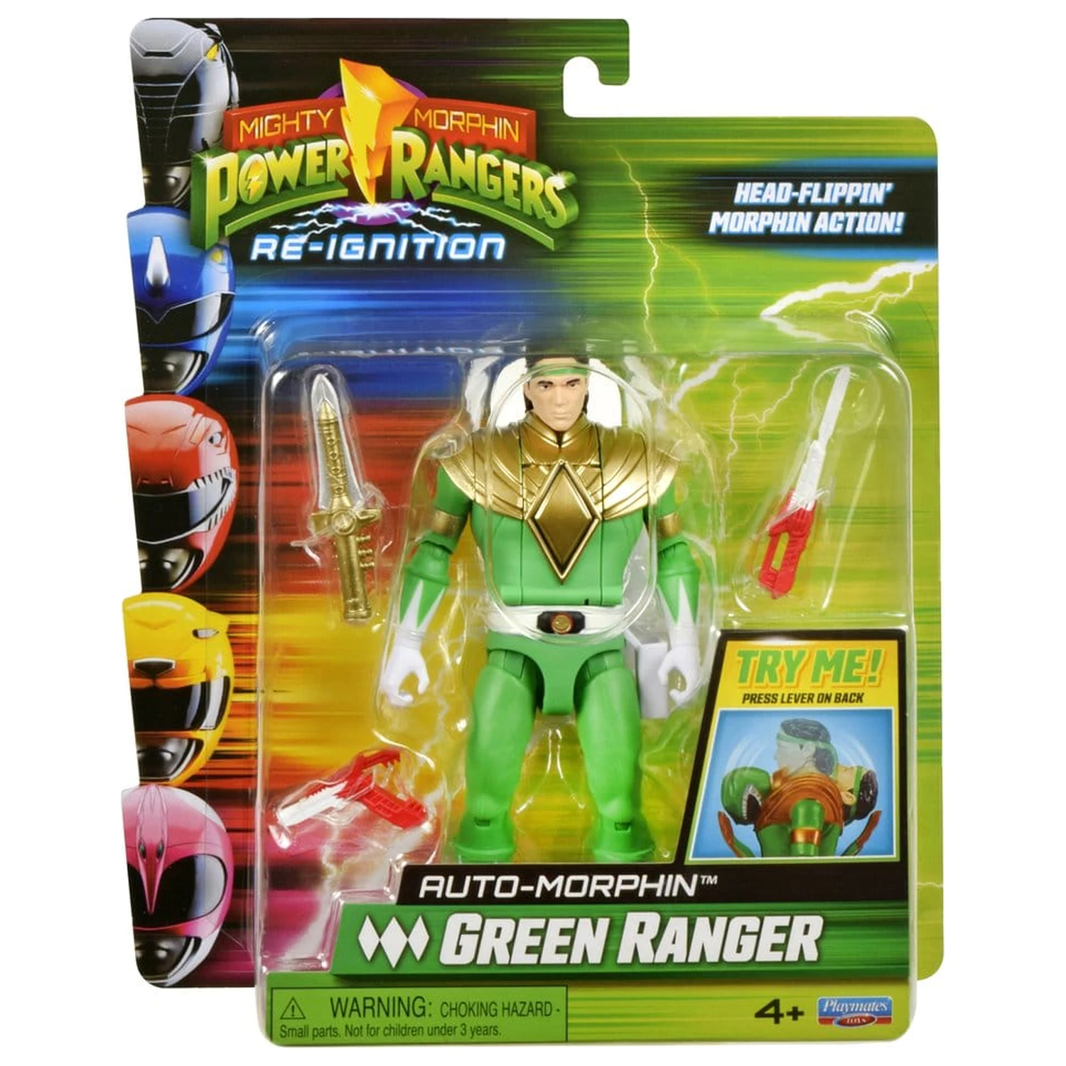 Power Rangers Auto-Morphin akčná figúrka Green Ranger 15 cm produktová fotografia