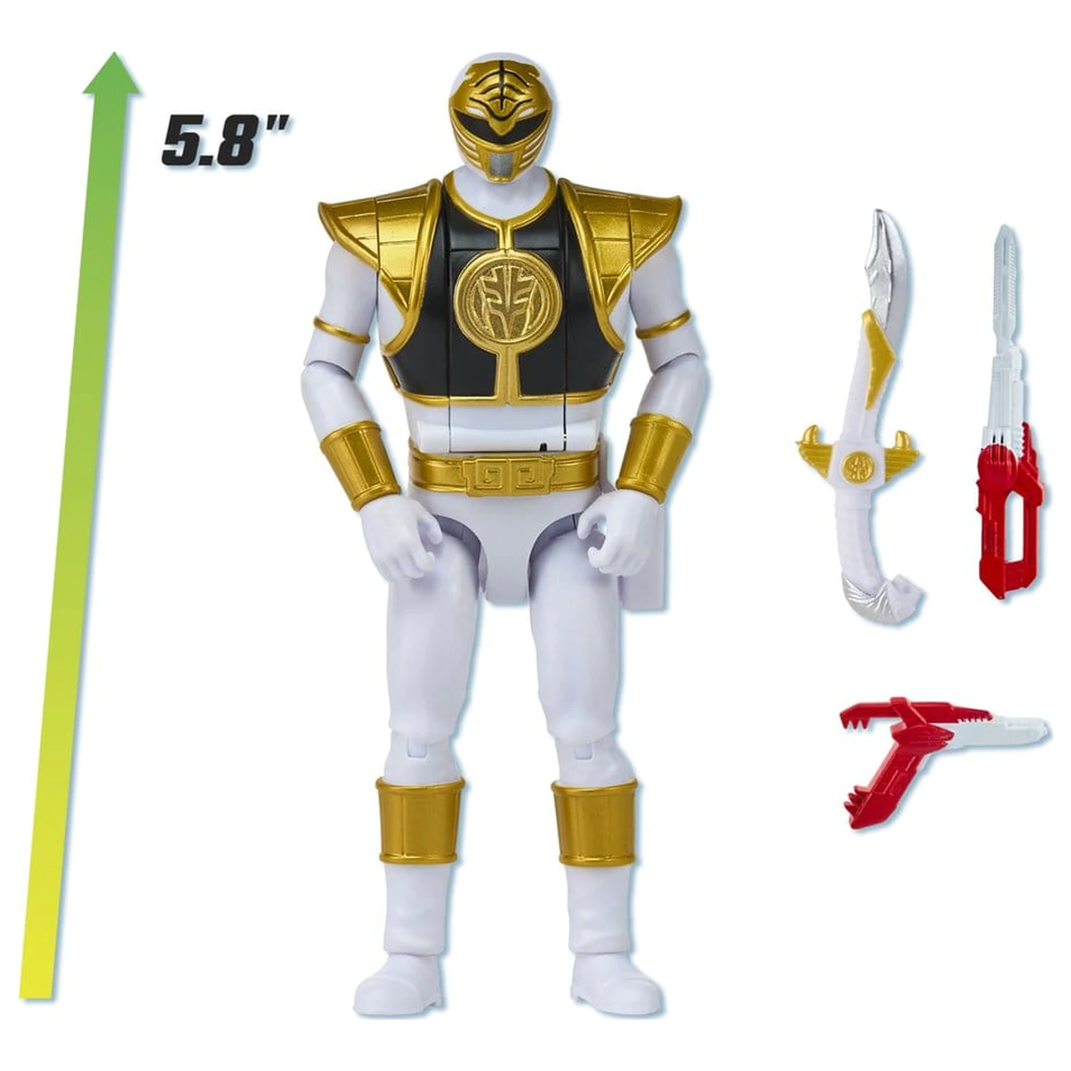 Power Rangers Auto-Morphin akčná figúrka White Ranger 15 cm produktová fotografia