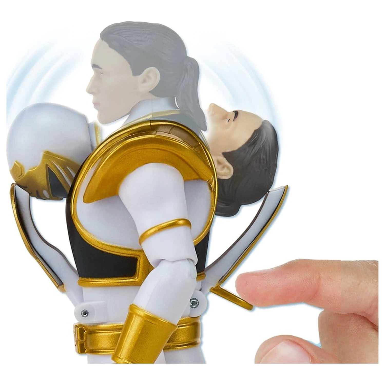 Power Rangers Auto-Morphin akčná figúrka White Ranger 15 cm produktová fotografia