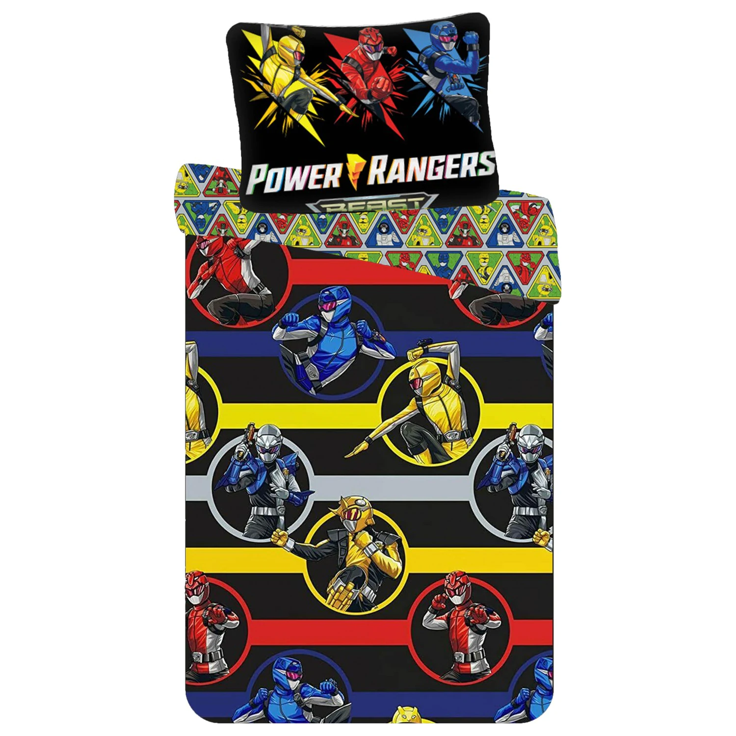Power Rangers Beast Kids' predškolský poťah na perinu produktová fotografia
