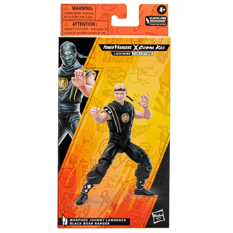 Power Rangers x Cobra Kai Lightning Collection Akčná figúrka Morphed Johnny Lawrence Black Boar Ranger 15 cm produktová fotografia