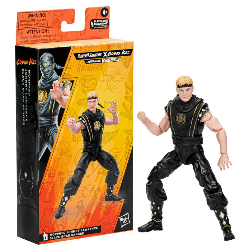 Power Rangers x Cobra Kai Lightning Collection Akčná figúrka Morphed Johnny Lawrence Black Boar Ranger 15 cm produktová fotografia