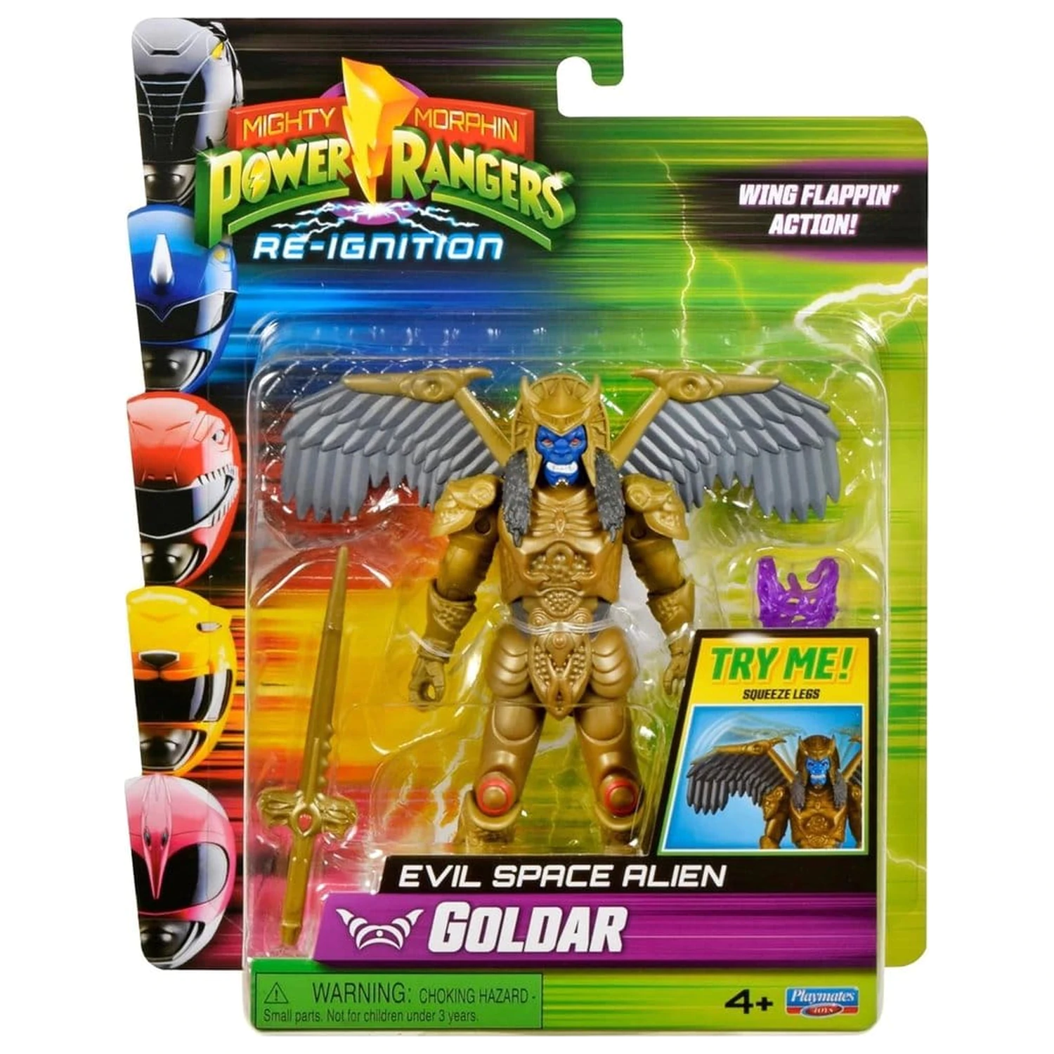 Power Rangers Evil Space Alien Action Figure Goldar 13 cm produktová fotografia