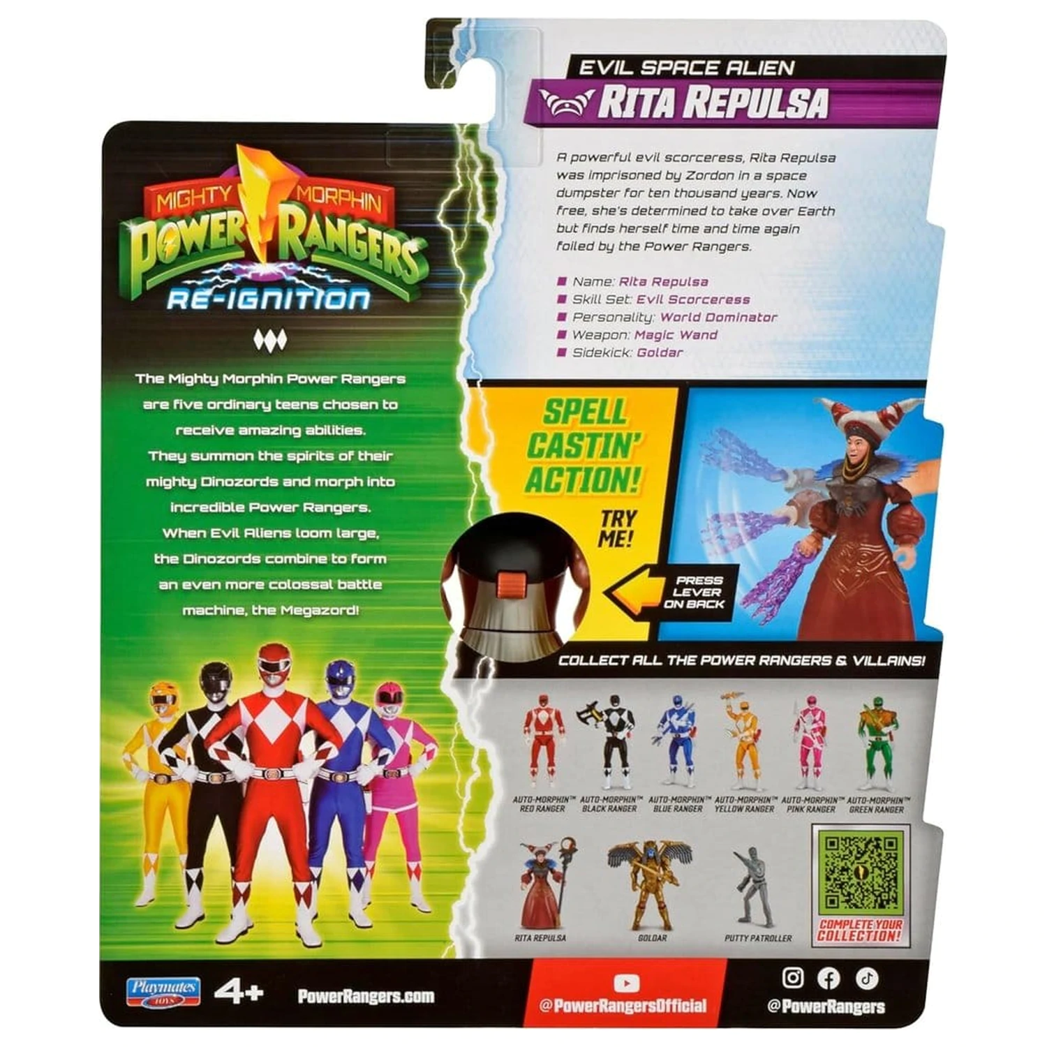 Power Rangers Evil Space Alien akčná figúrka Rita Repulsa 13 cm produktová fotografia