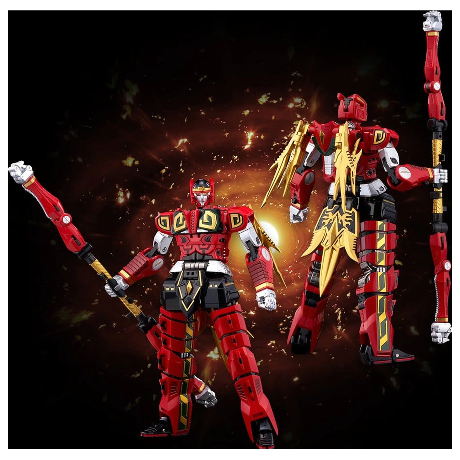 Power Rangers Go! Kuro Kara Combine akčná figúrka Thunder Megazord 28 cm produktová fotografia