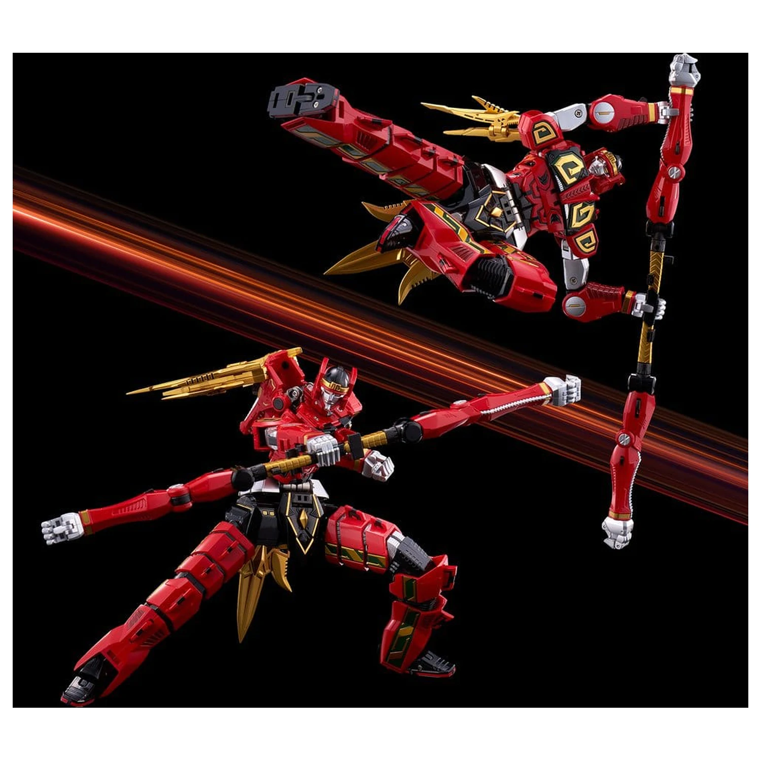Power Rangers Go! Kuro Kara Combine akčná figúrka Thunder Megazord 28 cm produktová fotografia