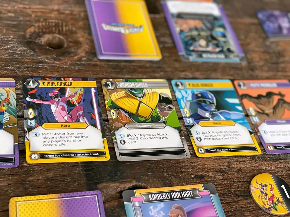 Power Rangers card game Deck-Building *Englische Version* - kartová hra na budovanie balíčka produktová fotografia