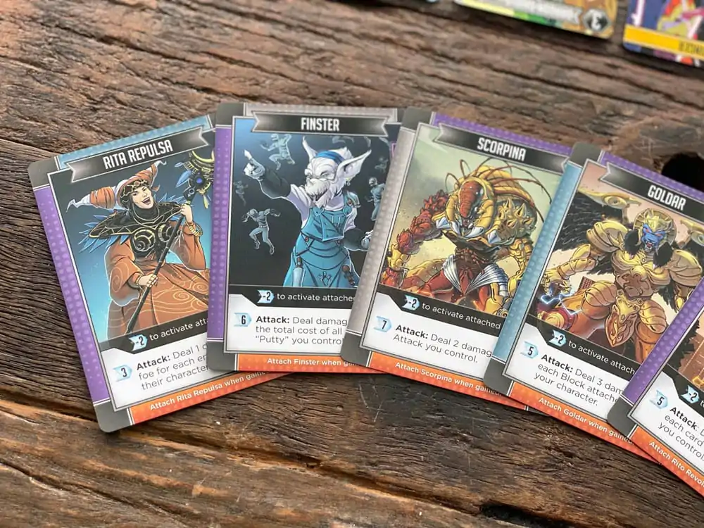 Power Rangers card game Deck-Building *Englische Version* - kartová hra na budovanie balíčka produktová fotografia
