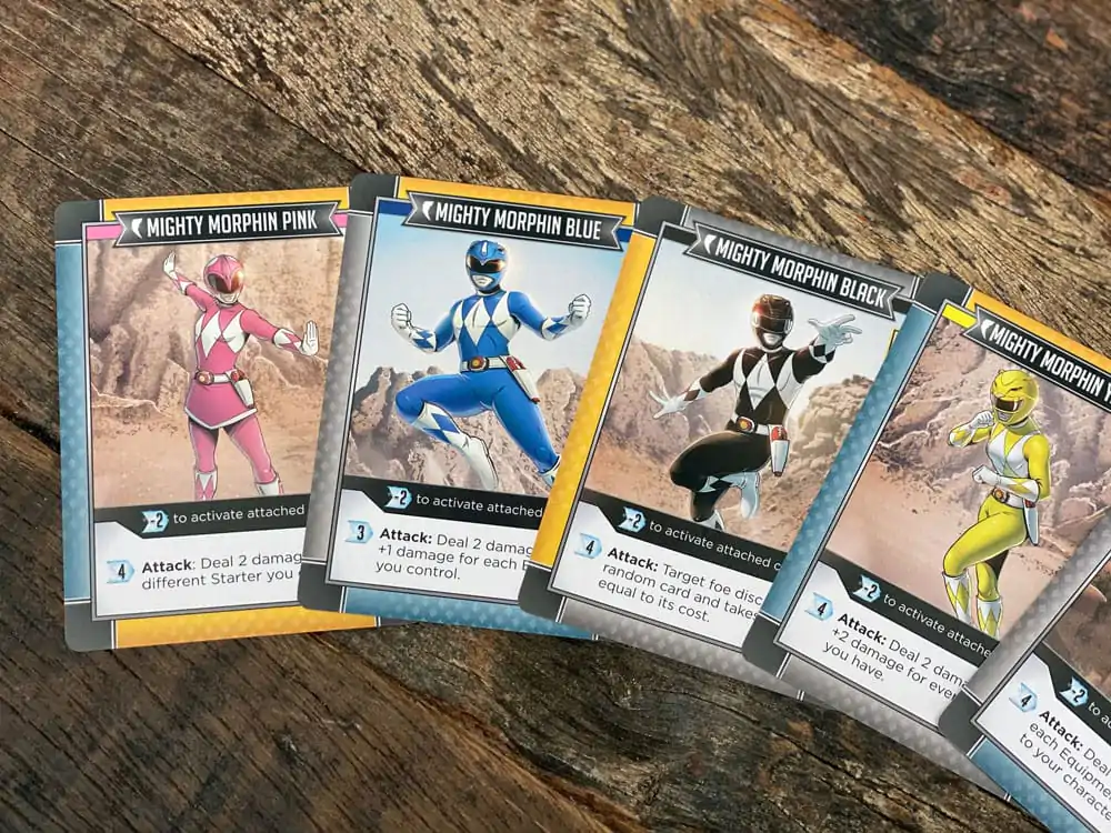 Power Rangers card game Deck-Building *Englische Version* - kartová hra na budovanie balíčka produktová fotografia