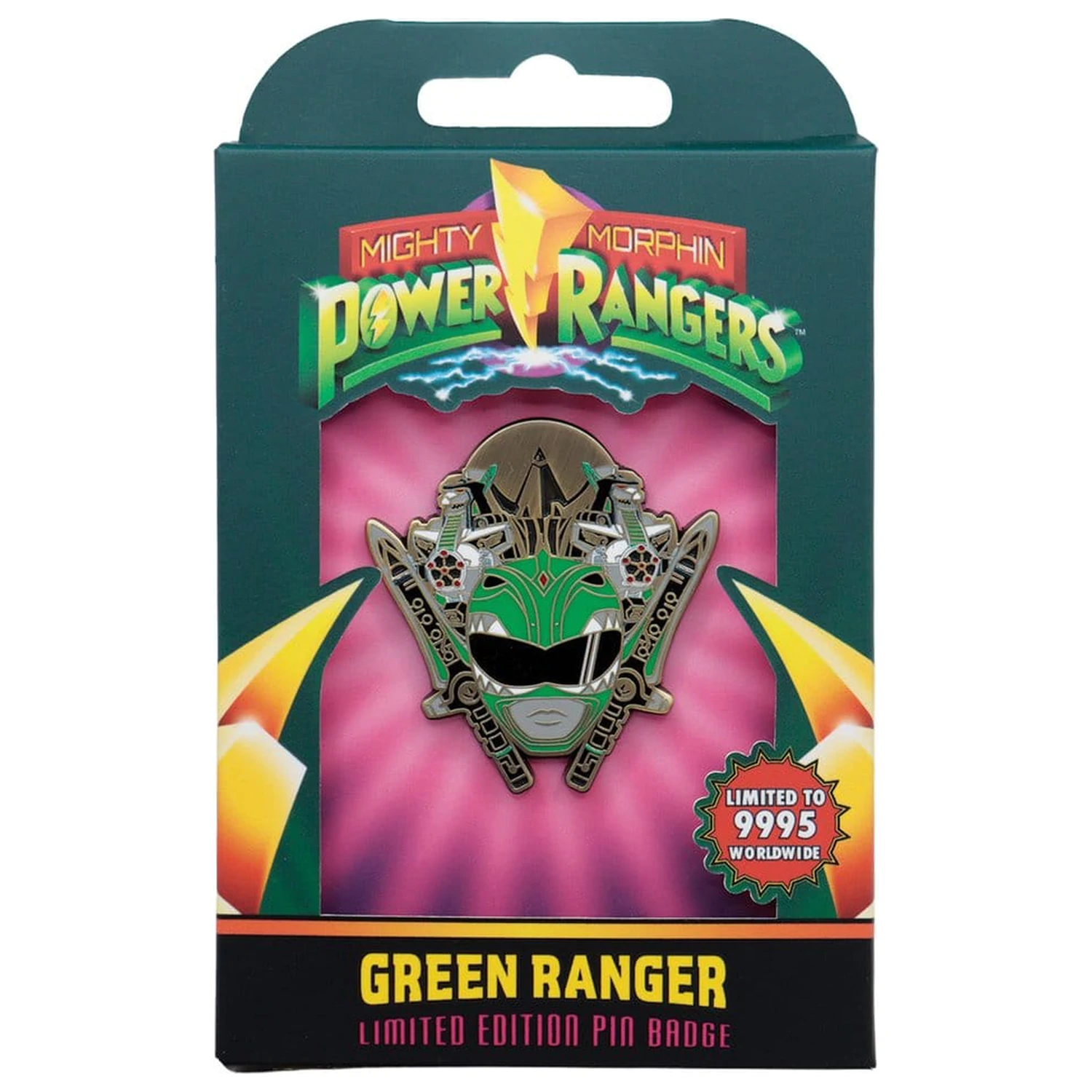 Power Rangers odznak Green Ranger Limitovaná Edícia produktová fotografia