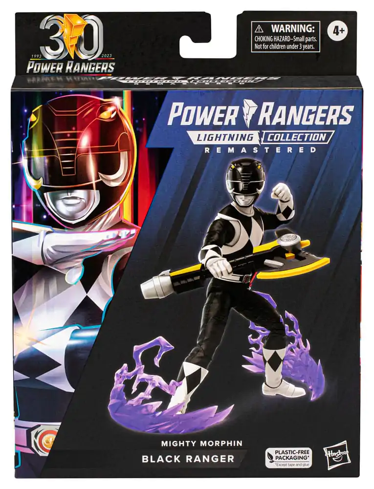 Power Rangers Lightning Collection Remastered Akčná Figúrka Mighty Morphin Black Ranger 15 cm produktová fotografia