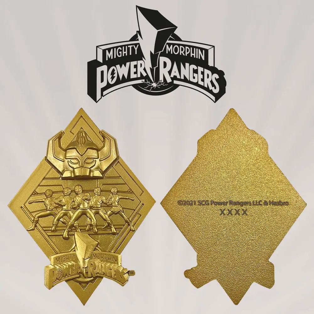 Power Rangers Medailón Limitovaná edícia (pozlátený) produktová fotografia