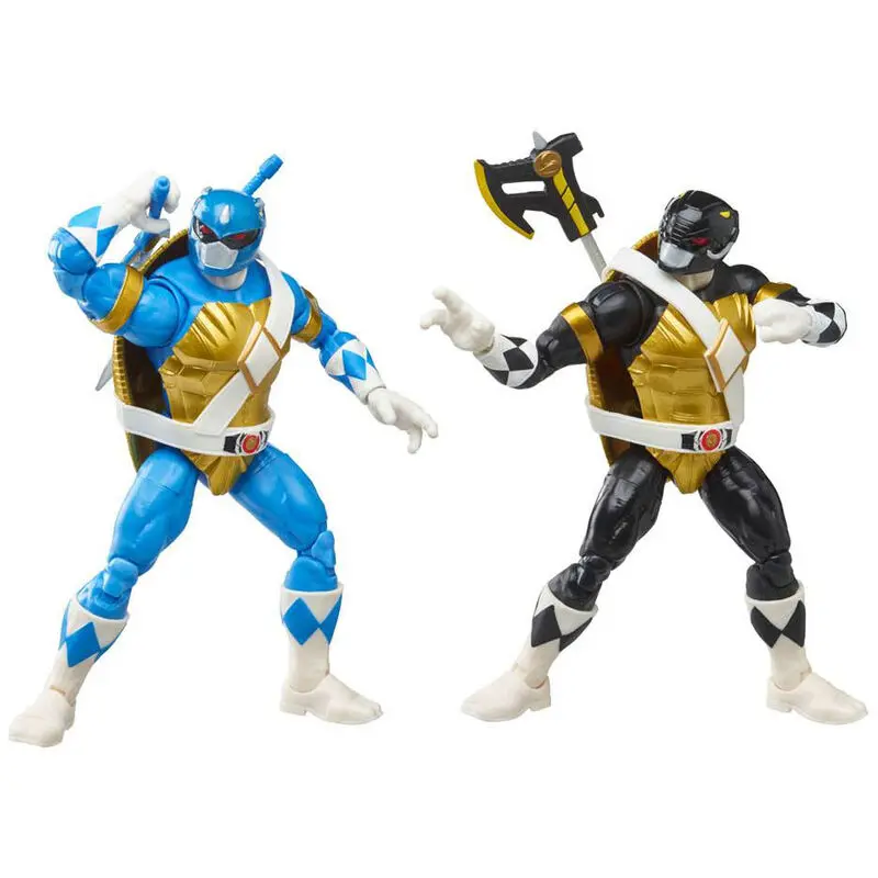 Power Rangers x TMNT Lightning Collection akčné figúrky 2022 Morphed Donatello & Morphed Leonardo produktová fotografia