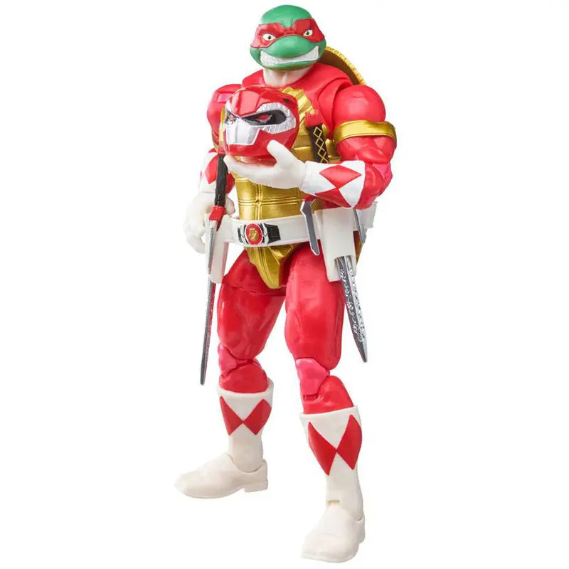 Power Rangers x TMNT Lightning Collection Akčné figúrky 2022 Foot Soldier Tommy & Morphed Raphael produktová fotografia