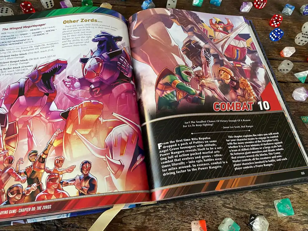 Power Rangers RPG Príručka pravidiel Core English Version produktová fotografia