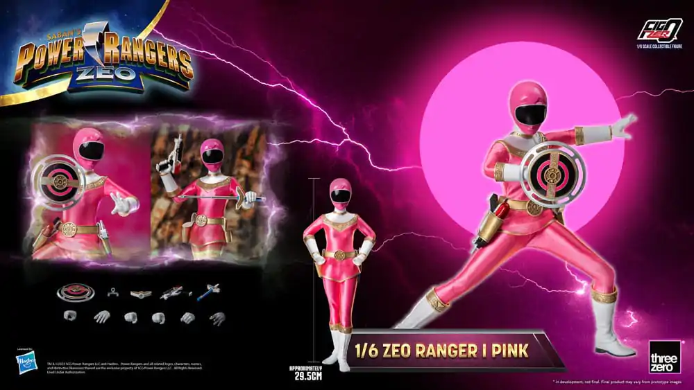 Power Rangers Zeo FigZero Akčná figúrka 1/6 Ranger I Pink 30 cm produktová fotografia