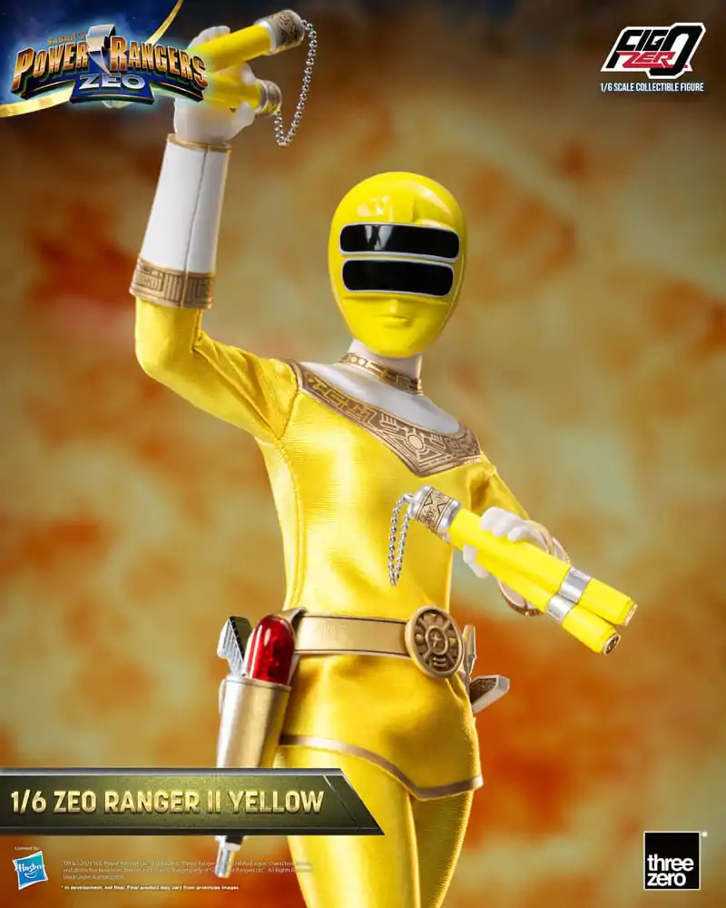 Power Rangers Zeo FigZero Akčná figúrka 1/6 Ranger II Yellow 30 cm produktová fotografia