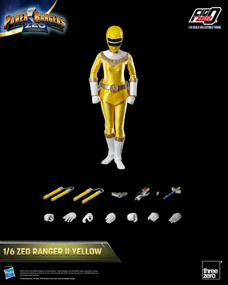 Power Rangers Zeo FigZero Akčná figúrka 1/6 Ranger II Yellow 30 cm produktová fotografia