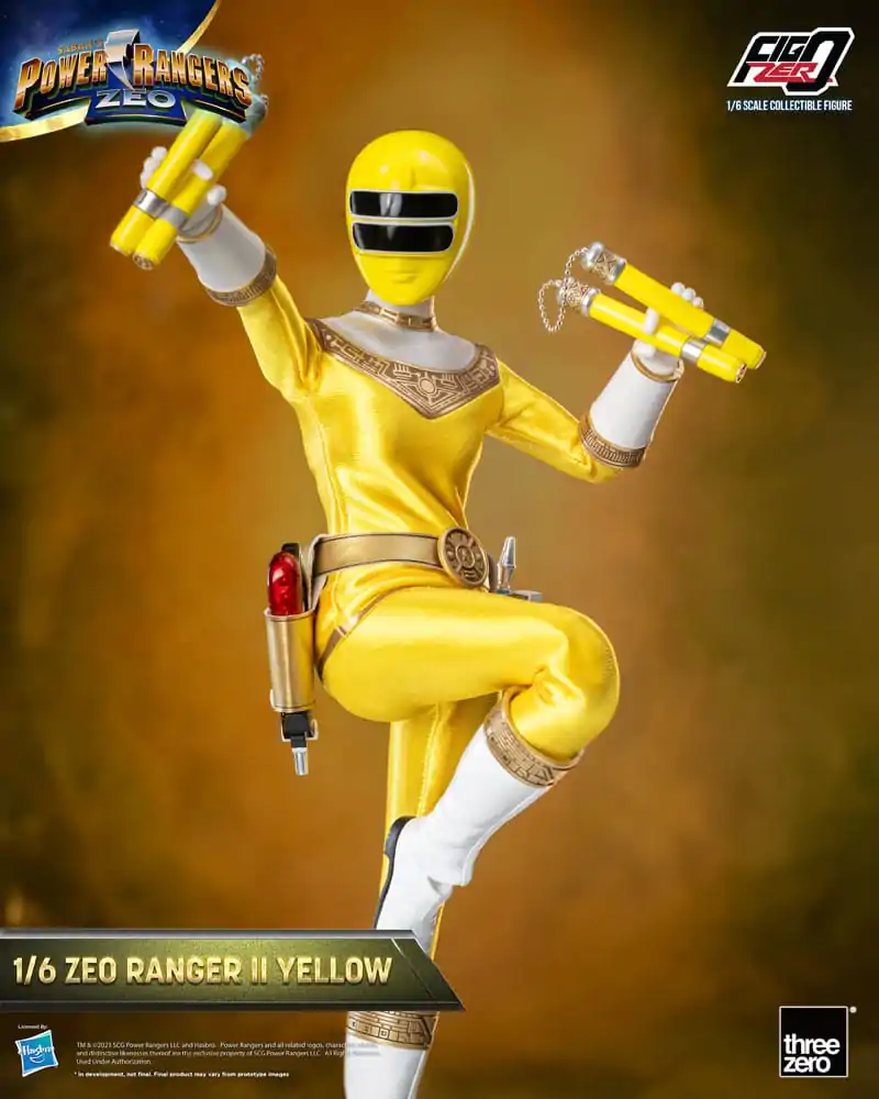 Power Rangers Zeo FigZero Akčná figúrka 1/6 Ranger II Yellow 30 cm produktová fotografia