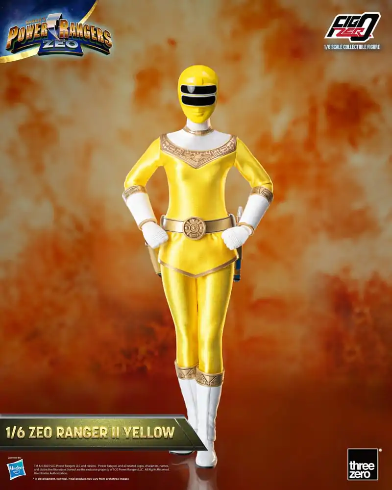 Power Rangers Zeo FigZero Akčná figúrka 1/6 Ranger II Yellow 30 cm produktová fotografia