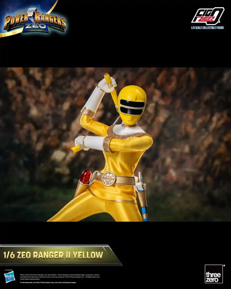 Power Rangers Zeo FigZero Akčná figúrka 1/6 Ranger II Yellow 30 cm produktová fotografia