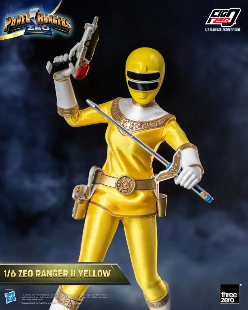 Power Rangers Zeo FigZero Akčná figúrka 1/6 Ranger II Yellow 30 cm produktová fotografia