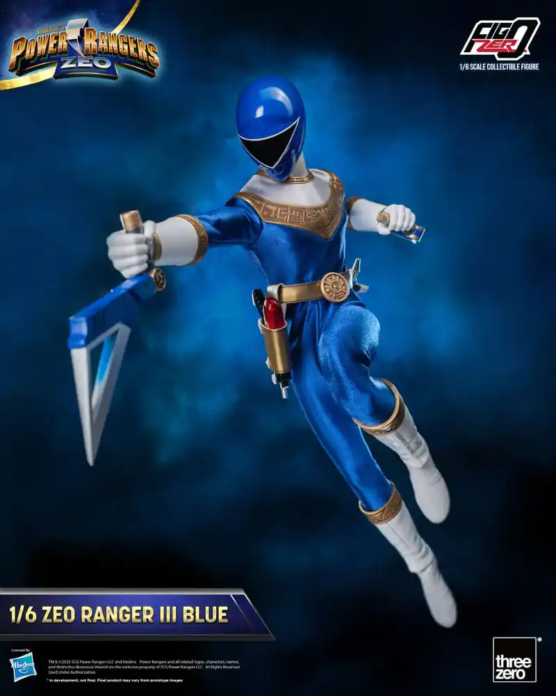 Power Rangers Zeo FigZero Akčná Figúrka 1/6 Ranger III Blue 30 cm produktová fotografia