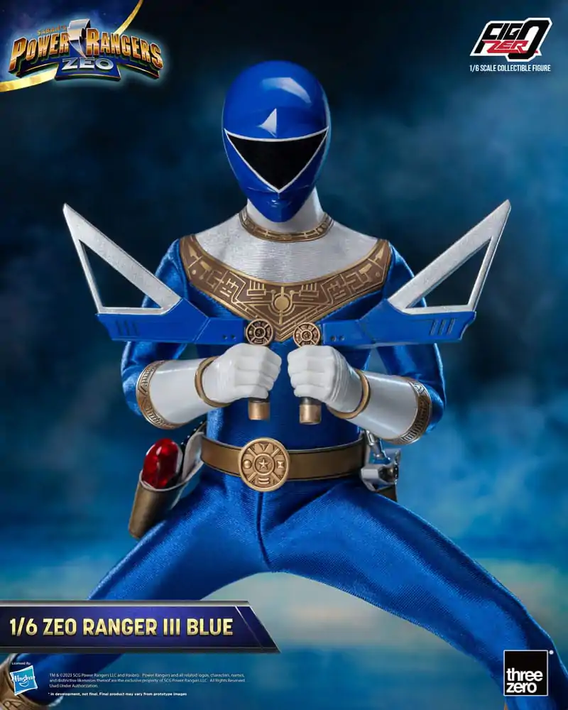 Power Rangers Zeo FigZero Akčná Figúrka 1/6 Ranger III Blue 30 cm produktová fotografia