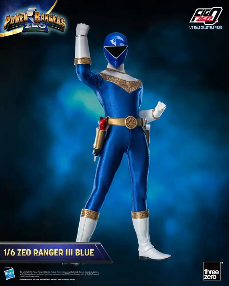 Power Rangers Zeo FigZero Akčná Figúrka 1/6 Ranger III Blue 30 cm produktová fotografia