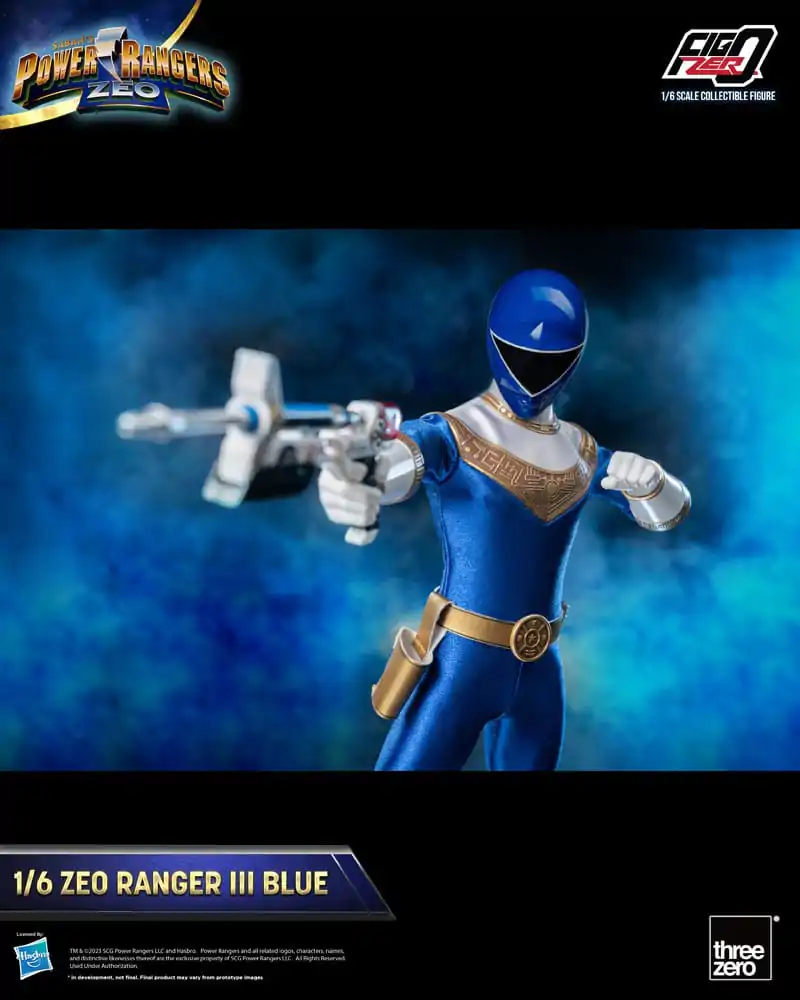 Power Rangers Zeo FigZero Akčná Figúrka 1/6 Ranger III Blue 30 cm produktová fotografia