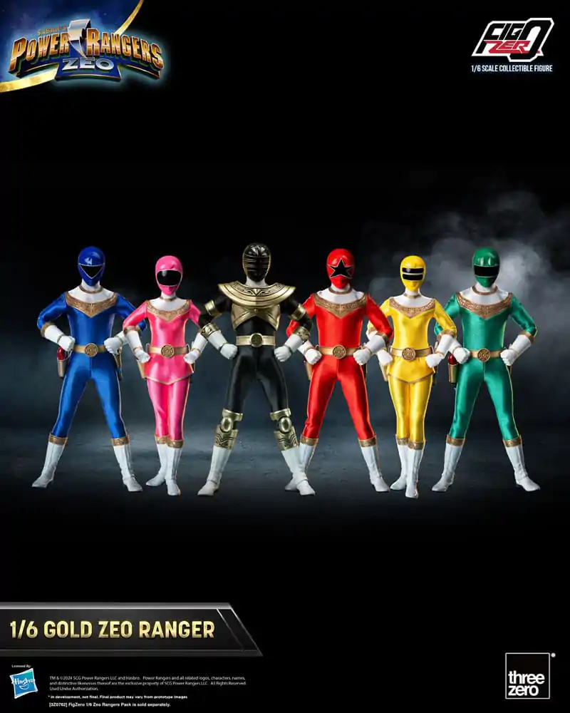 Power Rangers Zeo FigZero Akčná Figúrka 1/6 Gold Zeo Power Ranger 30 cm produktová fotografia