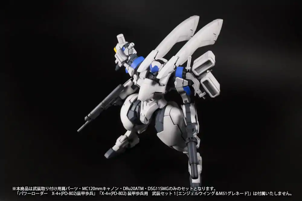 POWERDoLLS2 Accessory Set 1/35 X-4+(PD-802) Weapon Set2 Ramenné časti na montáž zbraní & MC Canon & Dru20ATM&DSG11SMG (re-run) 10 cm produktová fotografia