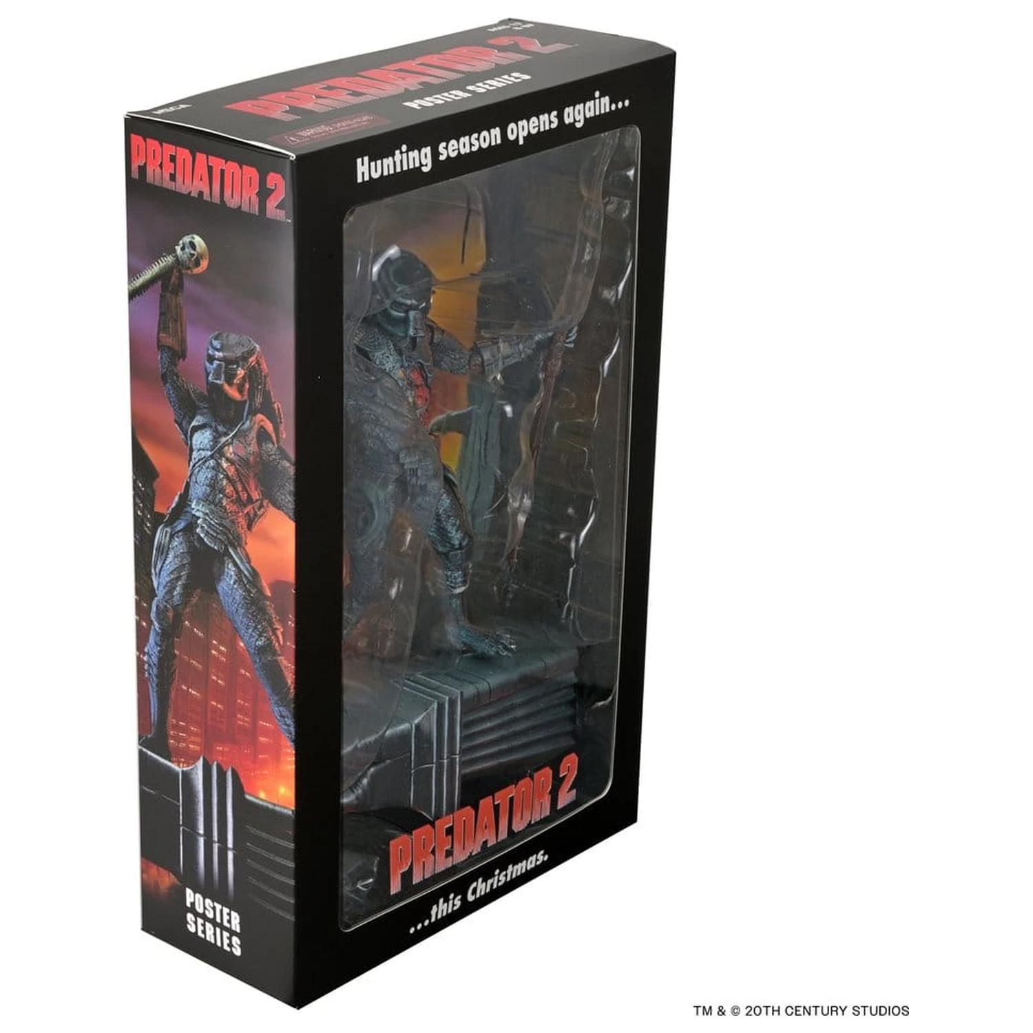 Predator 2 Action Figure City Hunter plagát Series 18 cm produktová fotografia
