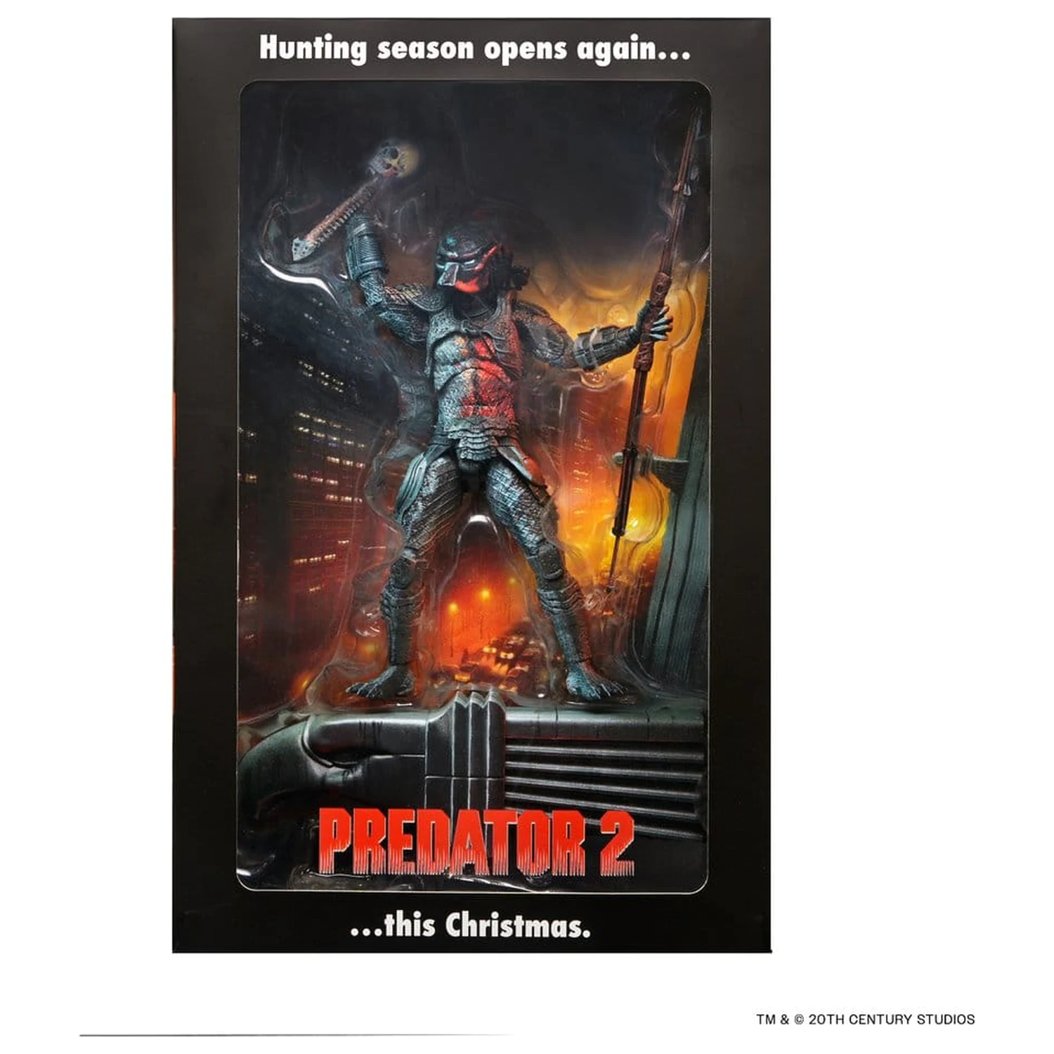 Predator 2 Action Figure City Hunter plagát Series 18 cm produktová fotografia