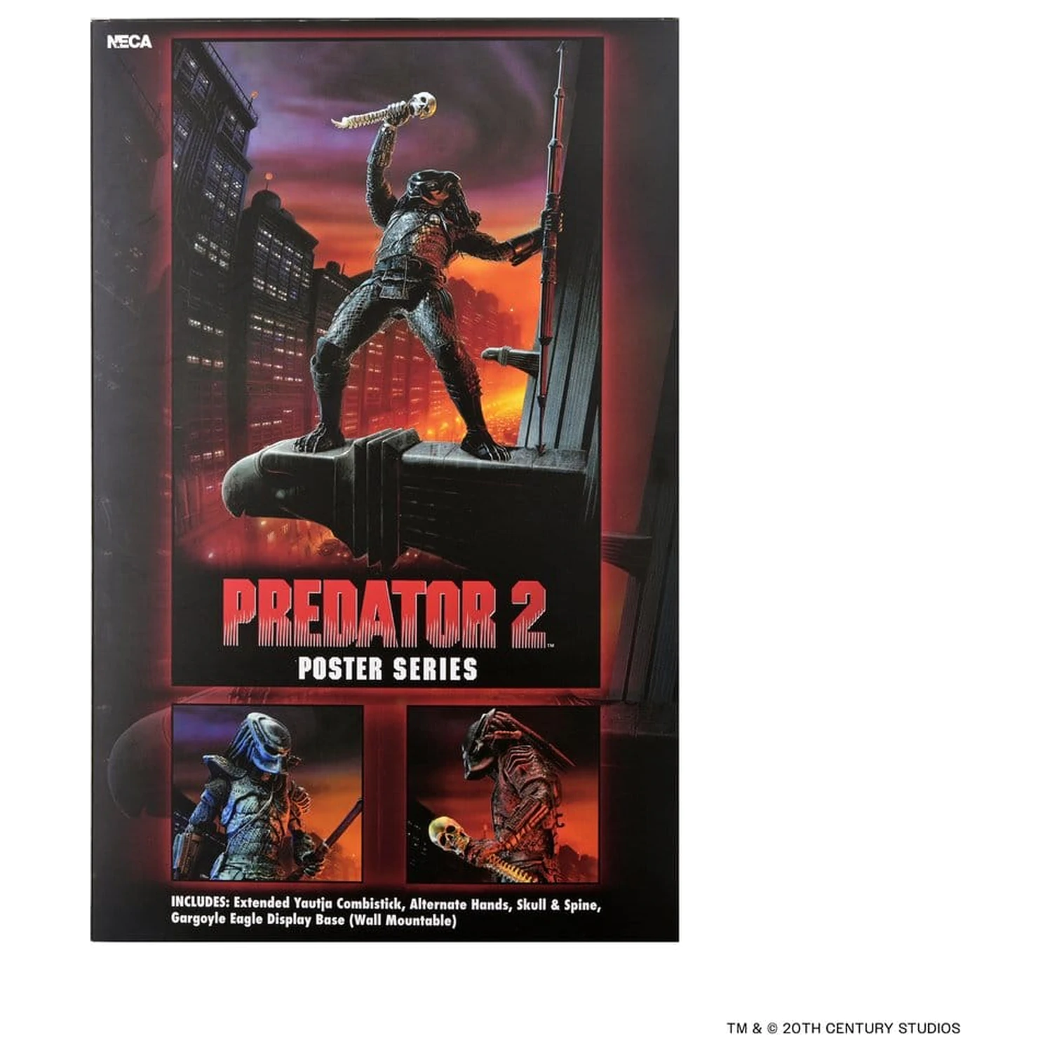 Predator 2 Action Figure City Hunter plagát Series 18 cm produktová fotografia