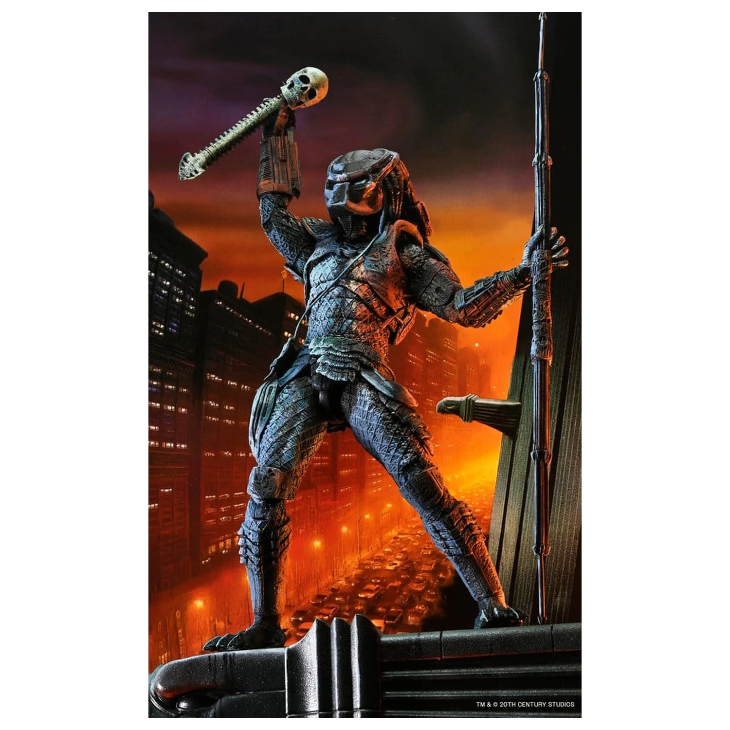 Predator 2 Action Figure City Hunter plagát Series 18 cm produktová fotografia